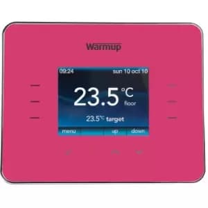 Pink 3iE Underfloor Heating Thermostat - Warmup