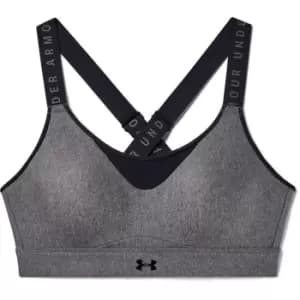 Under Armour Infinity High Heather Sports Bra - Grey