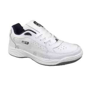 Dek Mens Orleans Fuller Fitting Trainers (11 UK) (White)