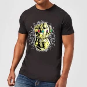 Marvel Avengers Infinity War Fist Comic T-Shirt - Black