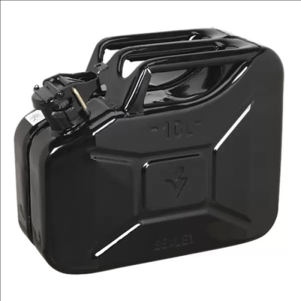 Genuine SEALEY JC10B Jerry Can 10ltr - Black
