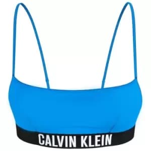 Calvin Klein Tape Bralette Bikini Top - Blue
