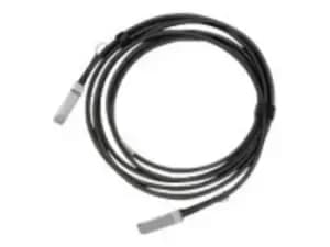 Ethernet Passive Copper Cable 100GbE QSFP28 0.5m Black 30AWG CA-N
