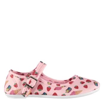Slazenger Canvas Pumps Child Girls - Pink Print