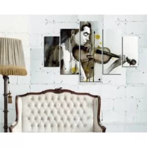 ST191 Multicolor Decorative MDF Painting (5 Pieces)