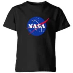 NASA Logo Insignia Kids T-Shirt - Black - 11-12 Years