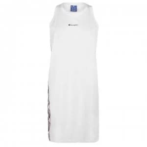 Champion Sleeveless Tape Dress - WHT WW001