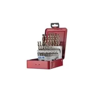 Spiralbohrersatz A295 DIN 338 TypN D.1-10x05mm HSS-E 19tlg.Ku.-Kass.DORMER