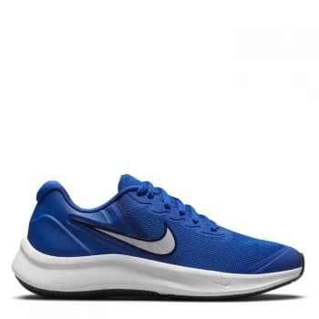 Nike Star Runner 3 Big Kids Running Shoe - Royal/Wht/Navy