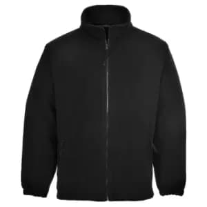 Portwest Mens Aran Fleece Black M