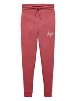 Hype Girls Rose Gold Script Joggers - Mauve