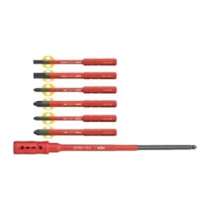 Jeu de lames interchangeables slimBit paquet 7 pieces Torque/fente/Phillips/Proz