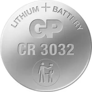 GP Batteries GPPBL3032001 Button cell CR 3032 Lithium 500 mAh 3 V