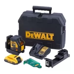 DCLE34021D1-GB 18V xr Compact Cross Line Green Beam Laser Kit - Dewalt