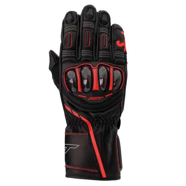 RST S1 Ce Mens Glove Black Neon Red 10