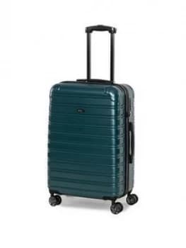Rock Luggage Chicago Medium 8 Wheel Green Suitcase