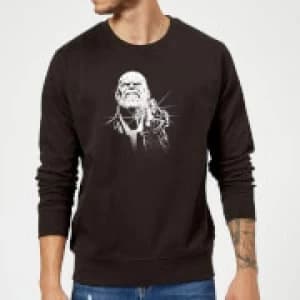 Marvel Avengers Infinity War Fierce Thanos Sweatshirt - Black