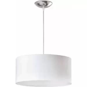 White pendant lamp Seven 2 bulbs