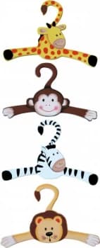 Fantasy Fields Sunny Safari Set of 4 Hangers.