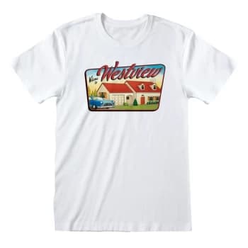 Marvel WandaVision - Welcome To WestView Unisex X-Large T-Shirt - White