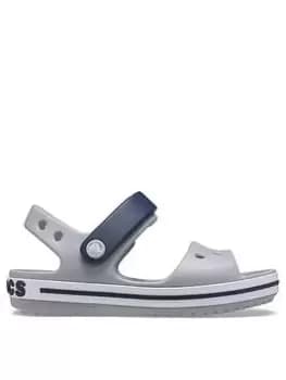Crocs Crocband Sandal Kids, Grey, Size 10 Younger