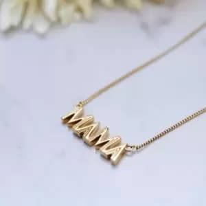 Rachel Jackson London Gold Plated Art Deco Mama Necklace
