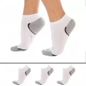 DIM 3 Pack Sport Socks - White 39/42