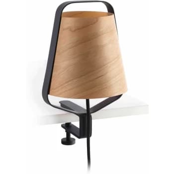 Faro Stood - 1 Light Indoor Wall Lamp Black, Wood, E27
