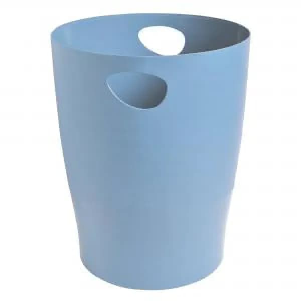 Exacompta Bee Blue Ecobin Waste Paper Bin - Light Blue - New