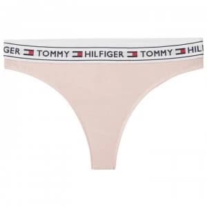 Tommy Bodywear Logo Waistband Brazilian Knickers - Pale Blush