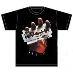 Judas Priest British Steel Mens T Shirt: Small