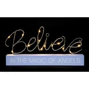 LED String Words Believe