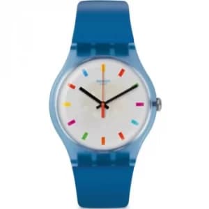 Unisex Swatch Color Square Watch