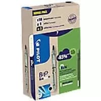 Pilot Ballpoint Pen Ecoball Black Pack of 10 Pens and 10 Refills