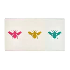 Joules Rainbow Bee Bath Mat, Multi