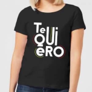 Te Quiero Womens T-Shirt - Black - 3XL - Black