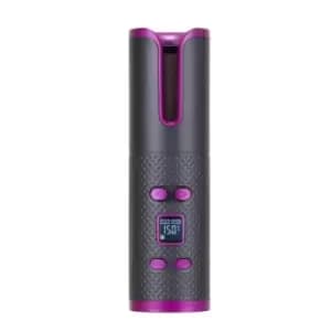 Carmen Neon Cordless Automatic Hair Curler Graphite / Pink
