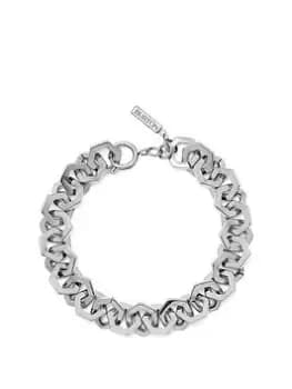 Olivia Burton Honeycomb Silver Link Bracelet