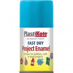 Plastikote Dry Enamel Aerosol Spray Paint Sky Blue 100ml