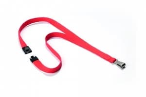 Durable Textile Lanyard With Snap Hook 15mm Coral 8127136