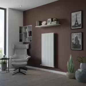 Ximax Vertirad Duplex White Horizontal Or Vertical Designer Radiator, (W)595mm X (H)1200mm