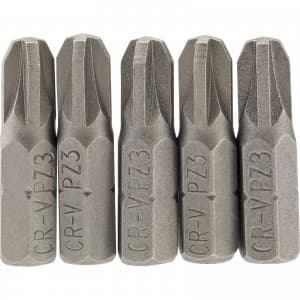 Draper Pozi Screwdriver Bit PZ3 25mm Pack of 5