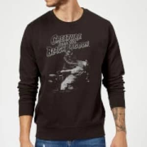 Universal Monsters Creature From The Black Lagoon Black and White Sweatshirt - Black