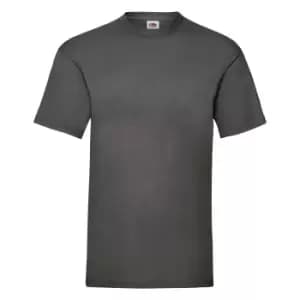Fruit Of The Loom Mens Valueweight Short Sleeve T-Shirt (M) (Light Graphite)