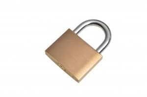 Wickes Padlock - Brass 50mm