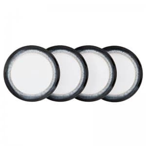 Denby Halo 4 Piece Dinner Plate Set