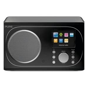 Pure Evoke F3 Portable Internet Radio with Bluetooth WiFi DABFM Tuner in Black