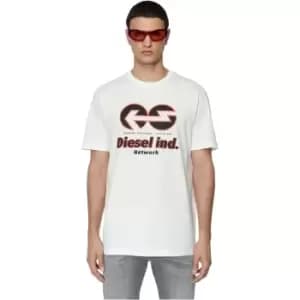 Diesel Network T-Shirt Mens - White