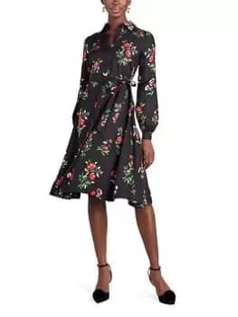 Kate Spade New York Autumn Silk Twill Printed Dress