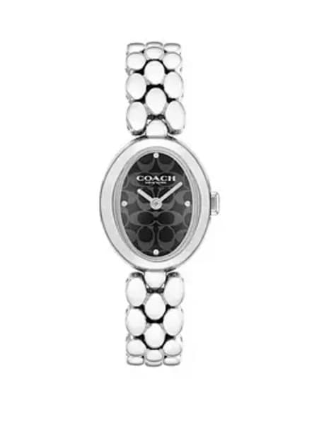 Coach 14504420 Womens Sammy (22mm) Black Logo Dial / Watch